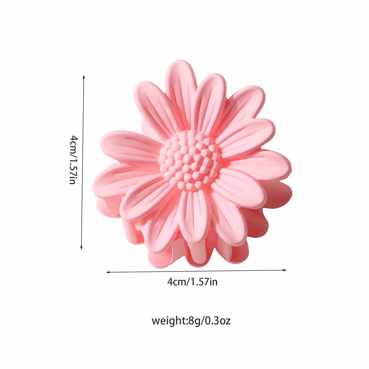 CANDY COLOR FLORAL CLAW CLIP FOR WOMEN GIRLS_CWAHA1043