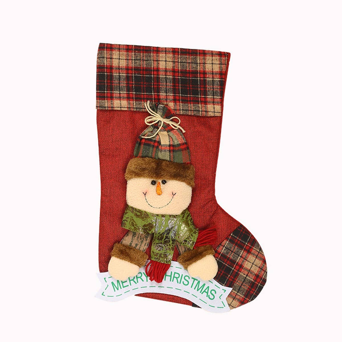 CHRISTMAS LARGE 3D CHRISTMAS SOCKS GIFT BAG_CWMS1431