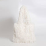 FLUFFY FUR TOTE HANDBAG WOMEN CHIC SHOULDER BAG_CUAB00565