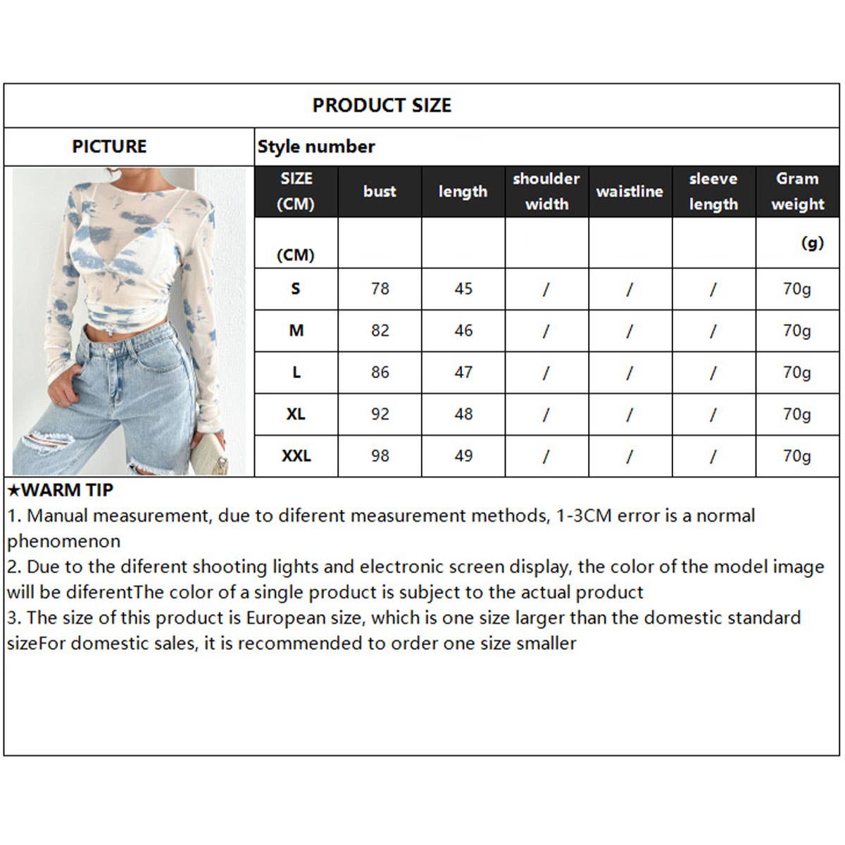 FLORAL PRINT MESH LONG SLEEVE FITTED CROP TOP_CWTBLL3428