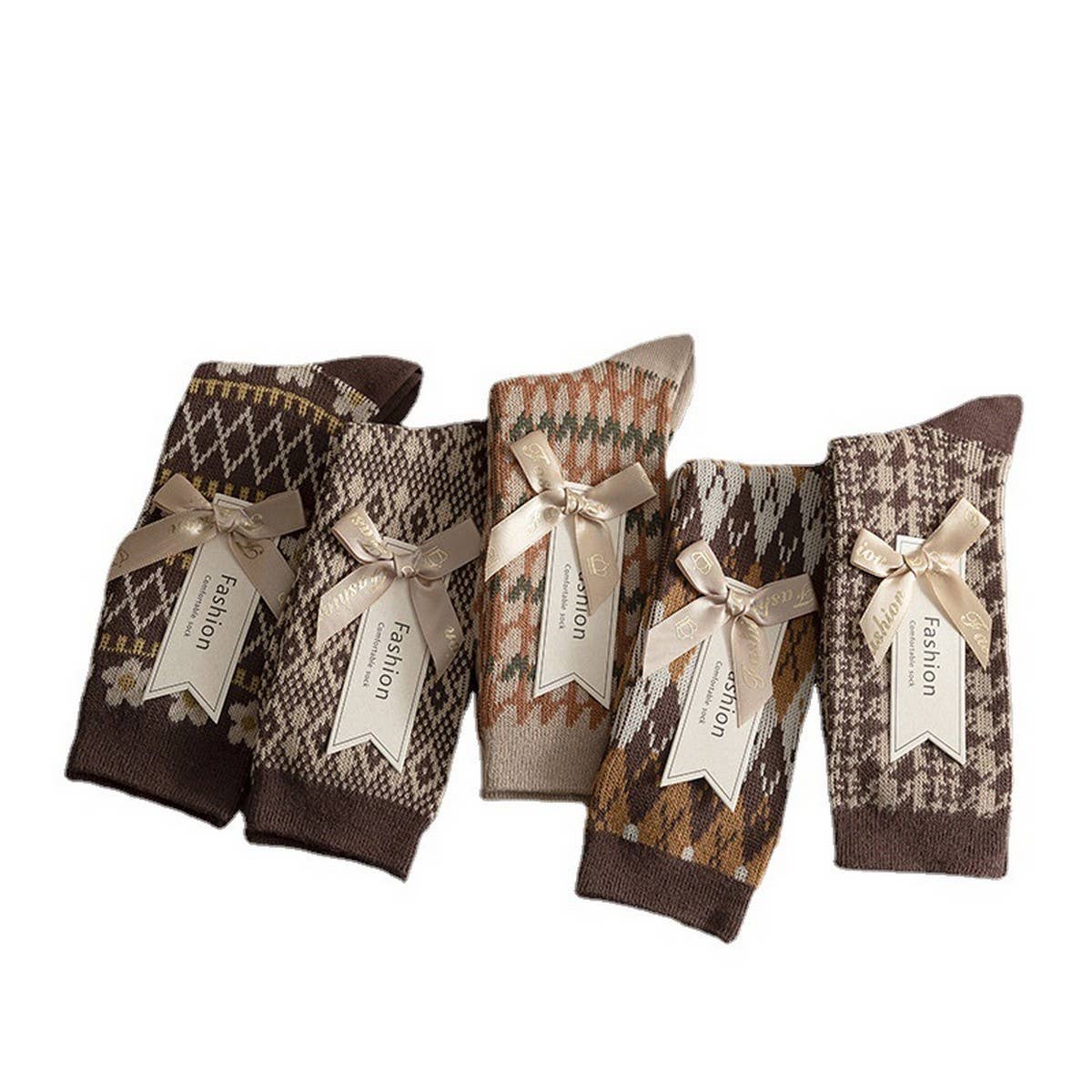 AUTUMN AND WINTER FASHION WARM MID CALF SOCKS_CWMS1118