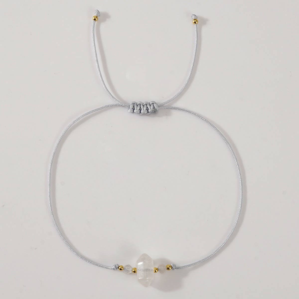 AMETHYST SEMI PRECIOUS GEMSTONE BRACELET_CWAB4642