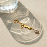 STAINLESS STEEL LETTER WITH DIAMOND DIY PENDANT_CWMM4682