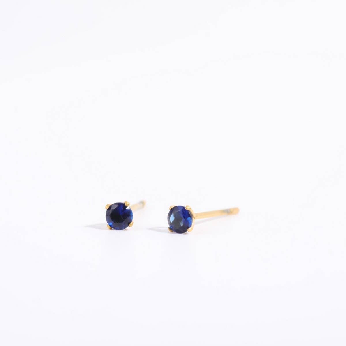 DECEMBER BIRTHSTONE STUD EARRINGS 18K ZIRCON_CWAJE5040