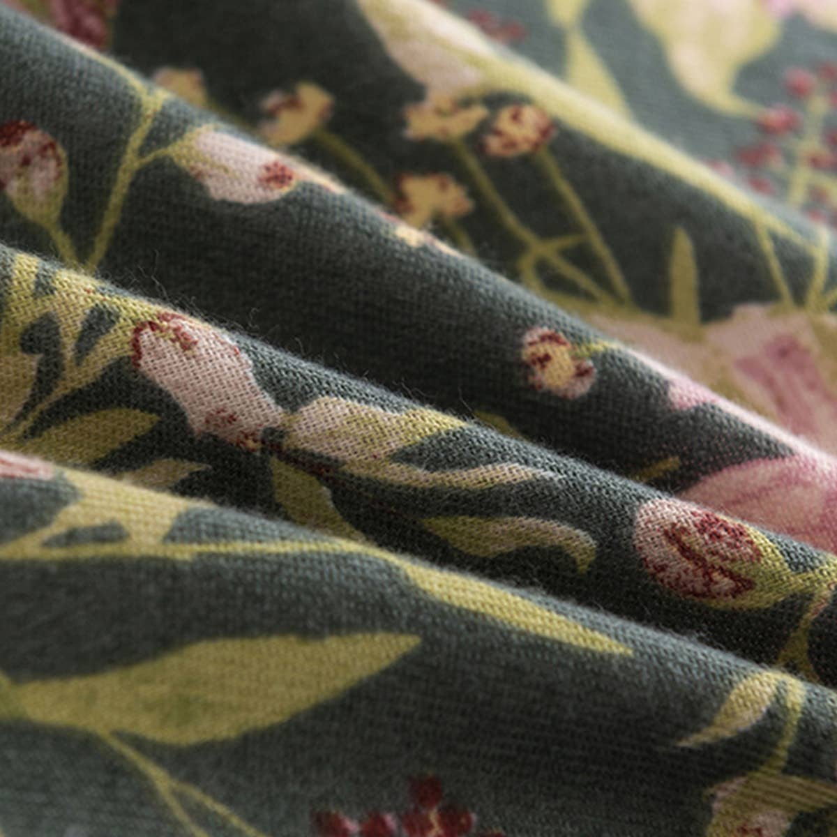 FLORAL PRINT WINTER SCARF SOFT ELEGANT LONG SHAWL_CWASC0462