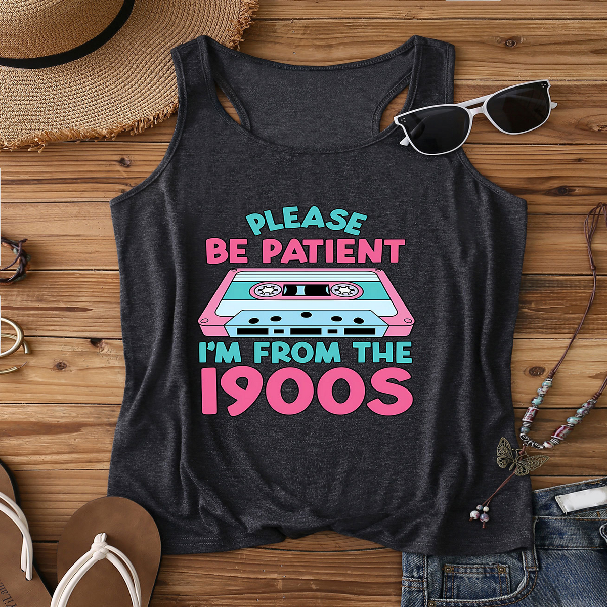 Wome Casual Racerback Tank Top, Comfy Fit_Cwttsl0415