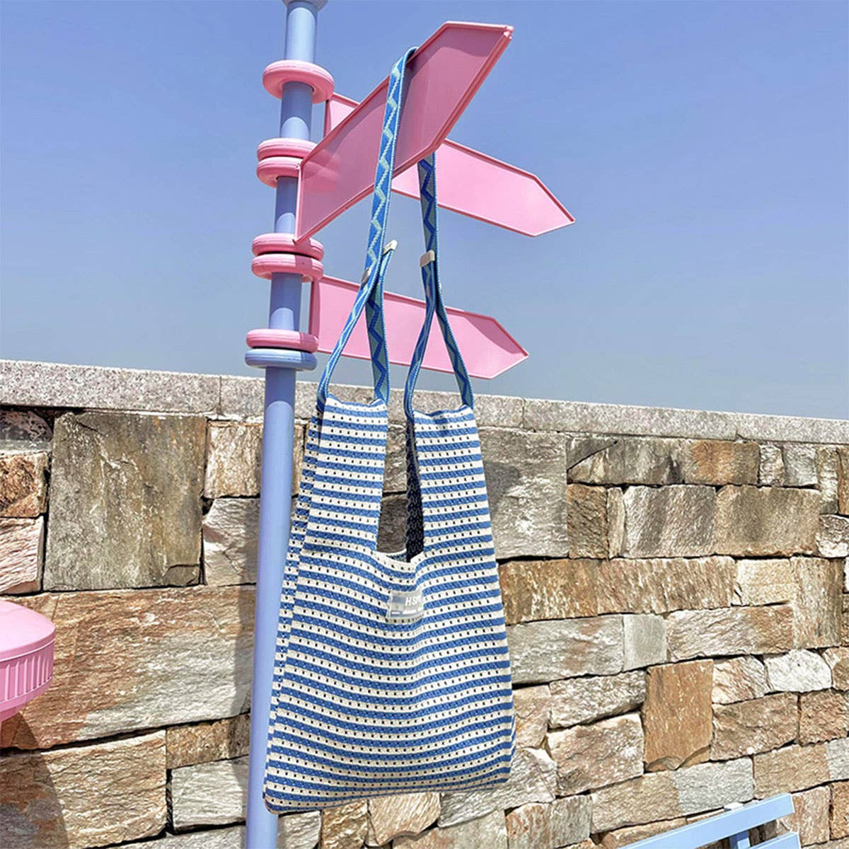 ADJUSTABLE KNITTED TWILL LONG SIZE BAG STRAP_CWMM1069