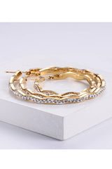 18K Gold Plated Stainless Steel Earrings_Cwaje0396
