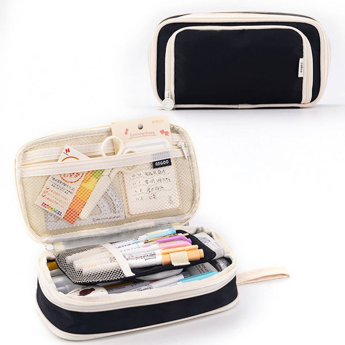 MACARON LARGE CAPACITY MULTI LAYER PENCIL CASE_CWMM1970