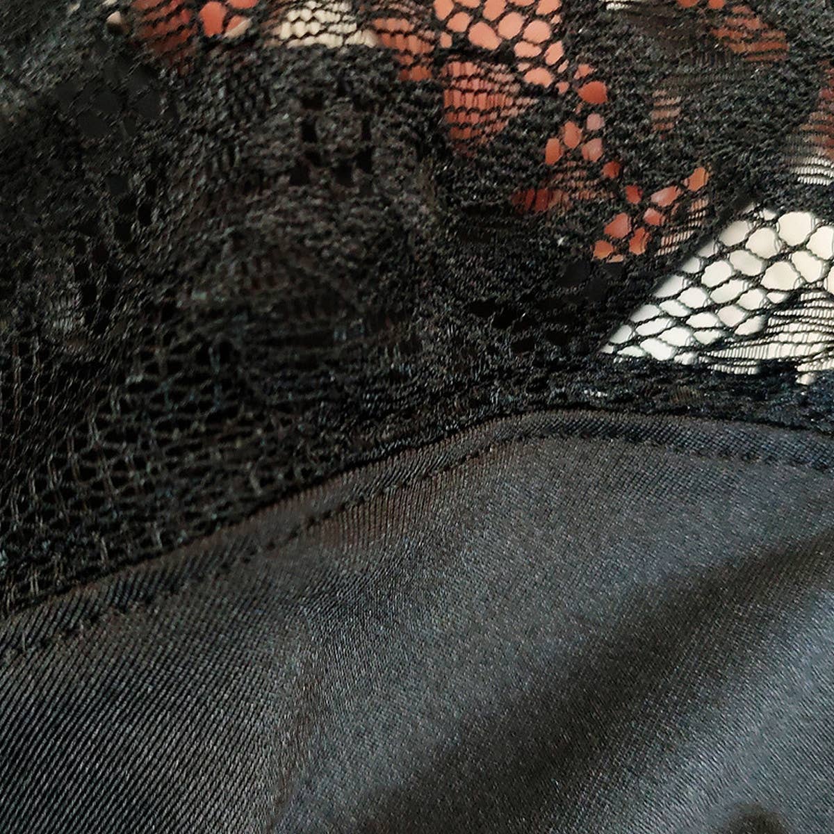 LARGE SIZE FRONT BUCKLE LACE THIN GATHERED BRALETTE_CWMU0128