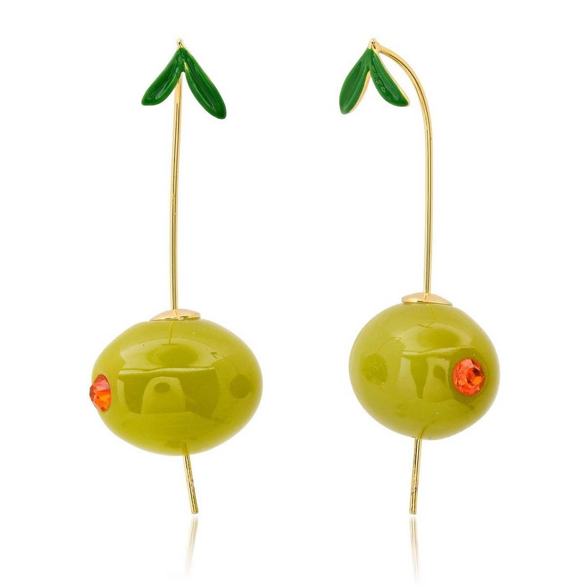 FRESH FRUIT VEGGIE 18K GOLD PLATED EARRINGS_CWAJE5067