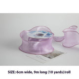 COLORFUL PEARLESCENT EDGE YARN DIY RIBBON_CWMM5761