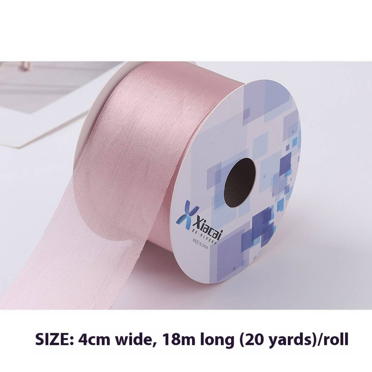 GOLD SATIN FROSTED RIBBON DECORATIVE RIBBON_CWMM5753