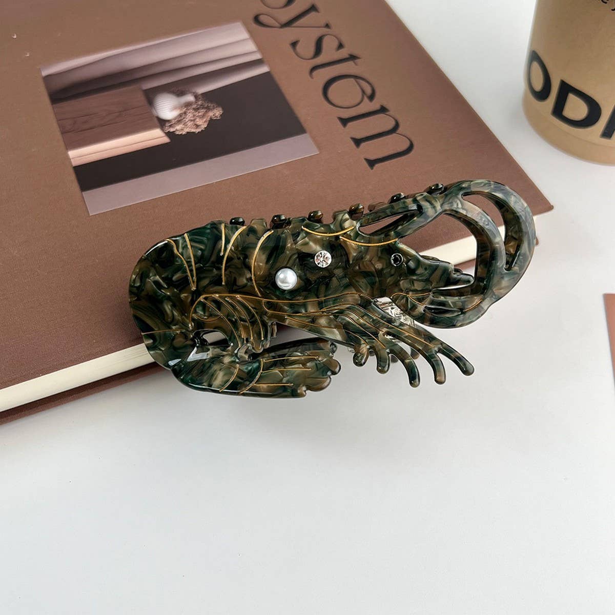 OCEAN CREATURES ACETATE HAIR CLAW CLIP_CWAHA5742
