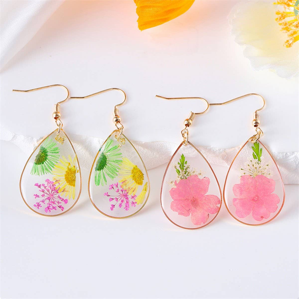 FASHIONABLE FLOWER PASTORAL STYLE EARRINGS_CWAJE2008