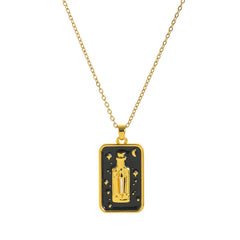 HIGH END RETRO TAROT CLAVICLE NECKLACE FOR WOMEN_CWMM3910