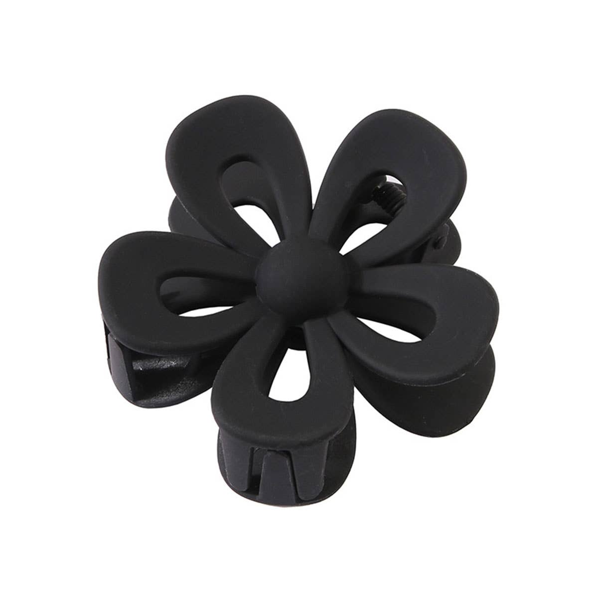 Matte Acrylic Flower Hair Claw Clip For Women_Cwaha07298