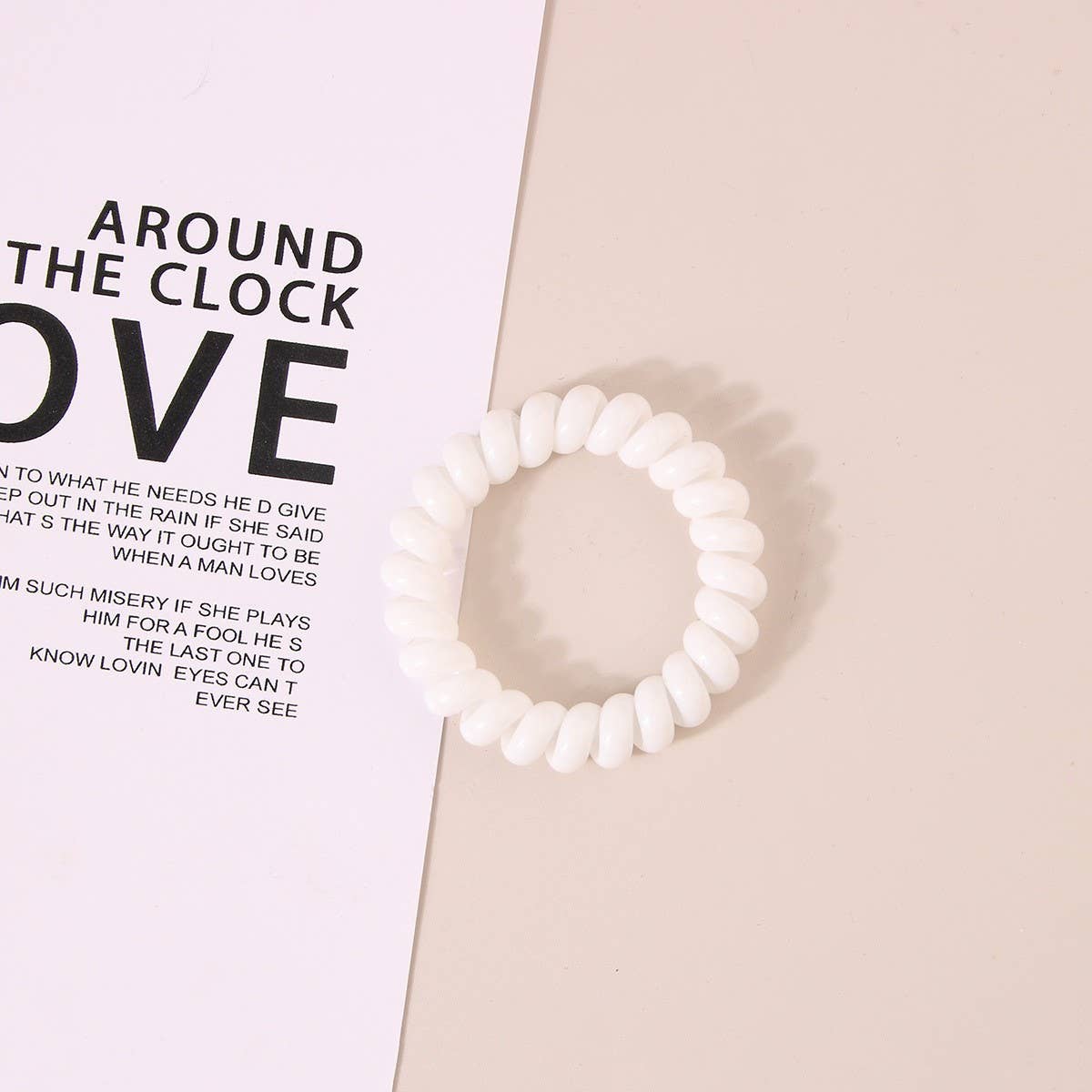Cwaha1108_Simple Phone Line Hair Tie