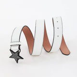 Simple And Versatile Star-Buttoned Trendy Belt