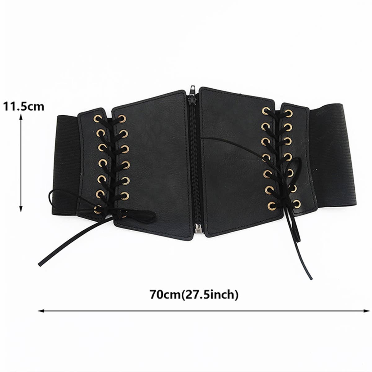 Women Retro Elastic Elastic Girdle Wide Belt_Cwabe0272