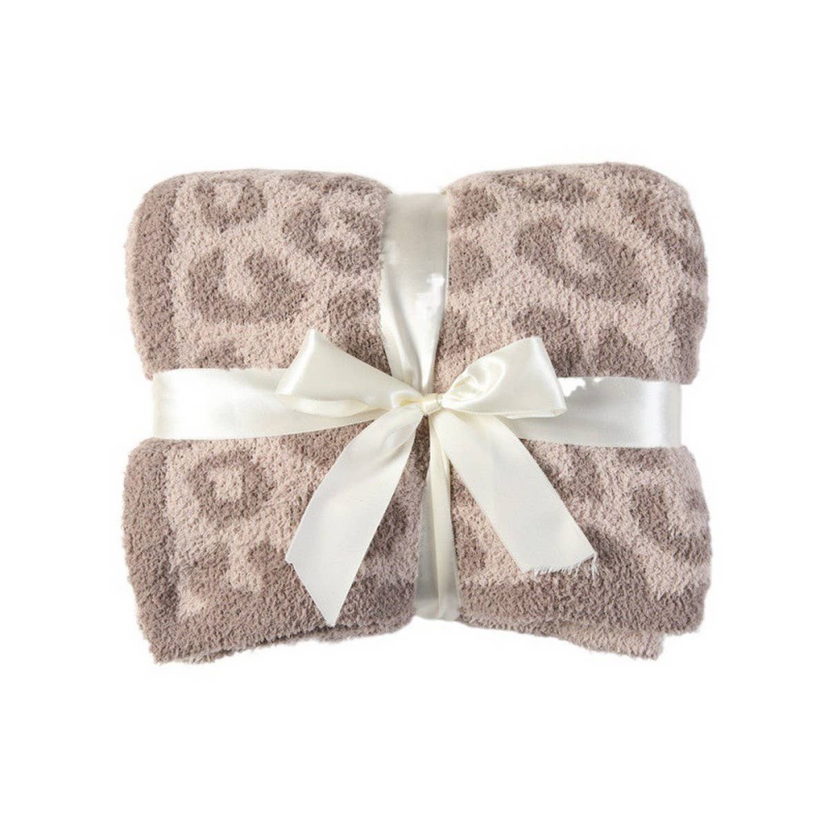 KNITTED LEOPARD PRINT LIGHTWEIGHT SOFA BLANKET_CWMM0213
