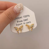 SWEET AND COOL BOW HIGH END EARRINGS FOR WOMEN_CWAJE3000