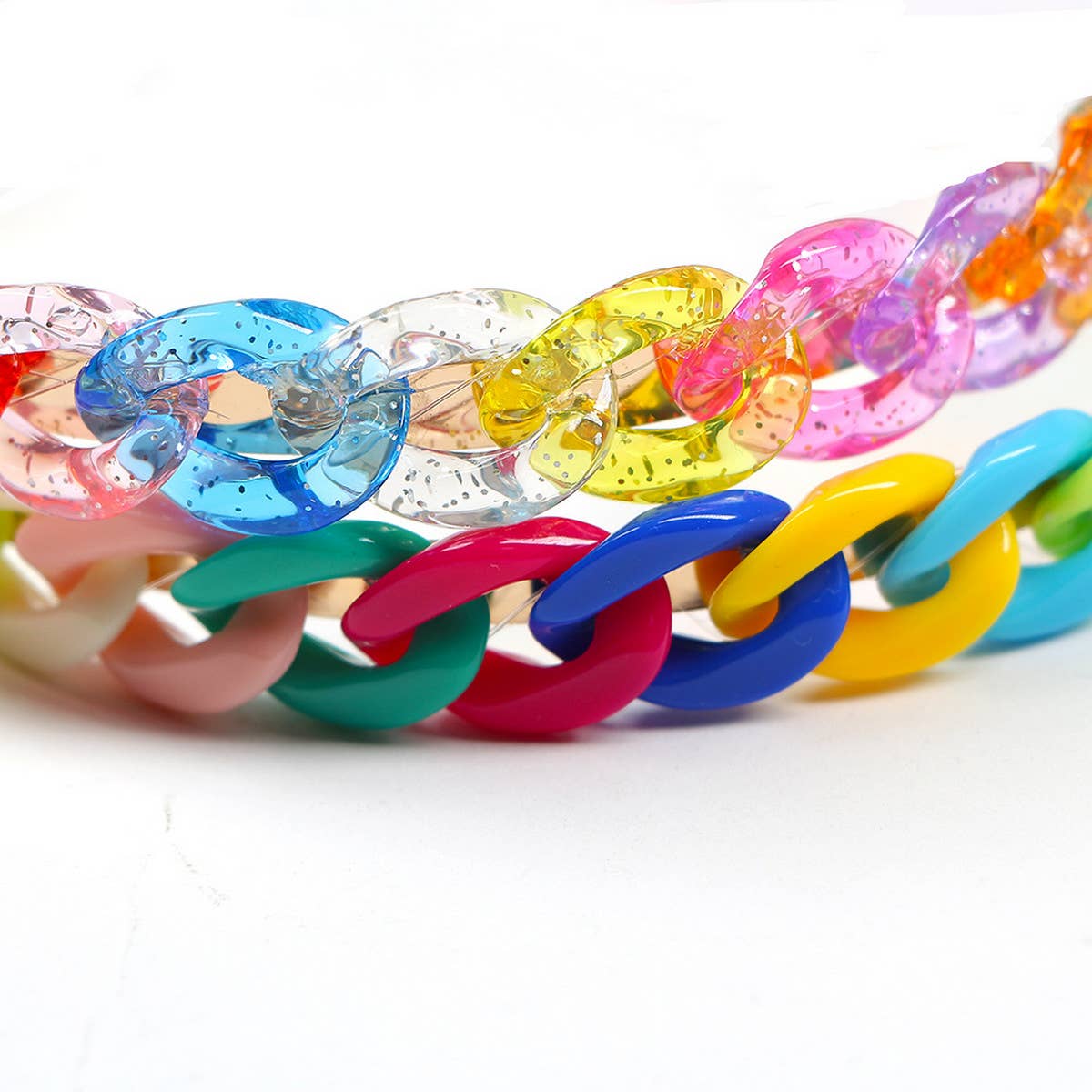 NEW COLOR MIXED COLOR CHAIN HEADBAND_CWAHA0975