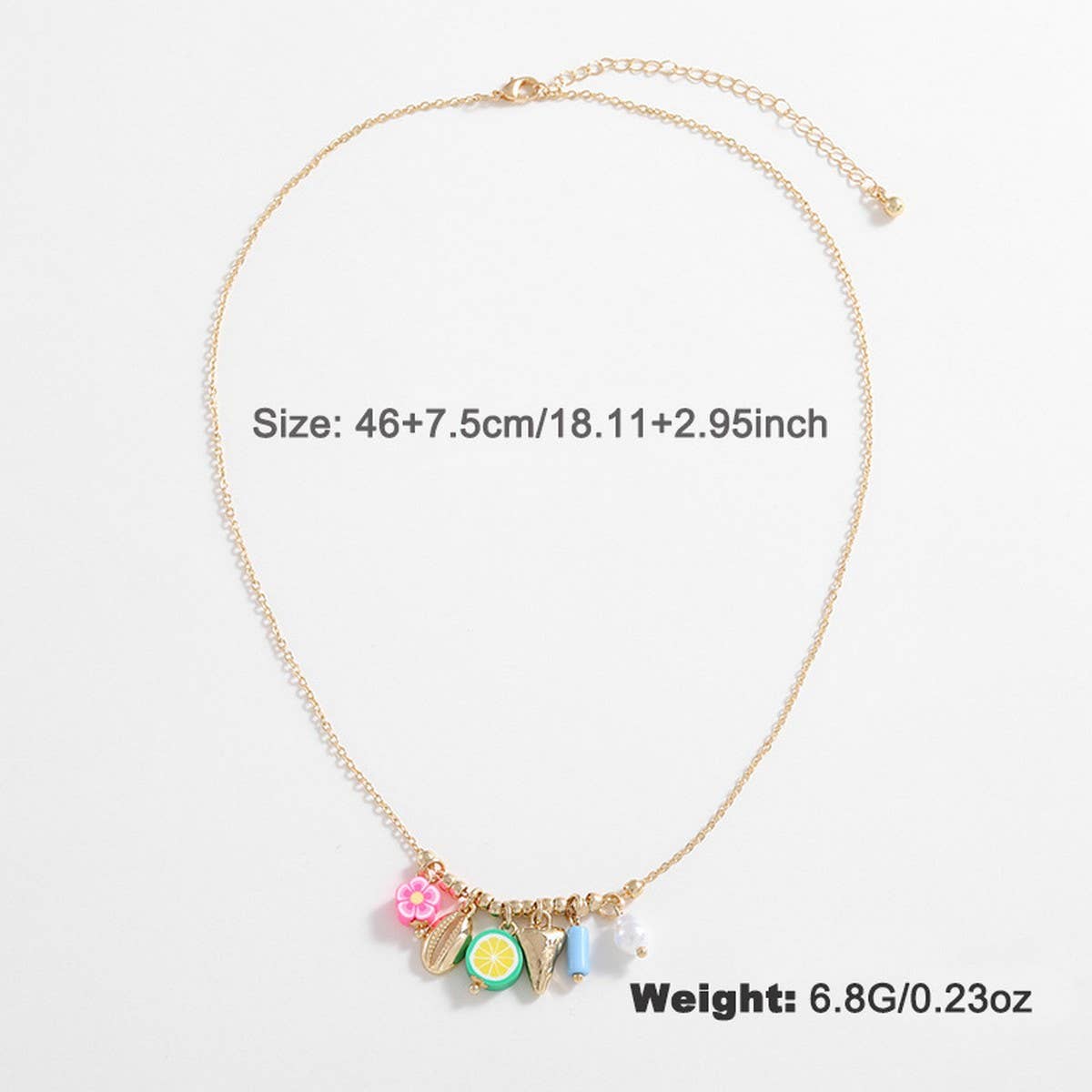 Womens Geometric Pendant Stacking Necklace