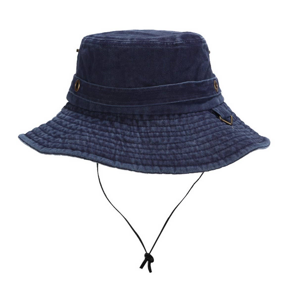 Washed Camo Cotton Bucket Hat For Outdoor Travel_Cwah3840