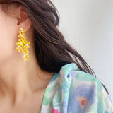 OSMANTHUS SMALL FRESH LADY ART EARRINGS_CWAJE1706