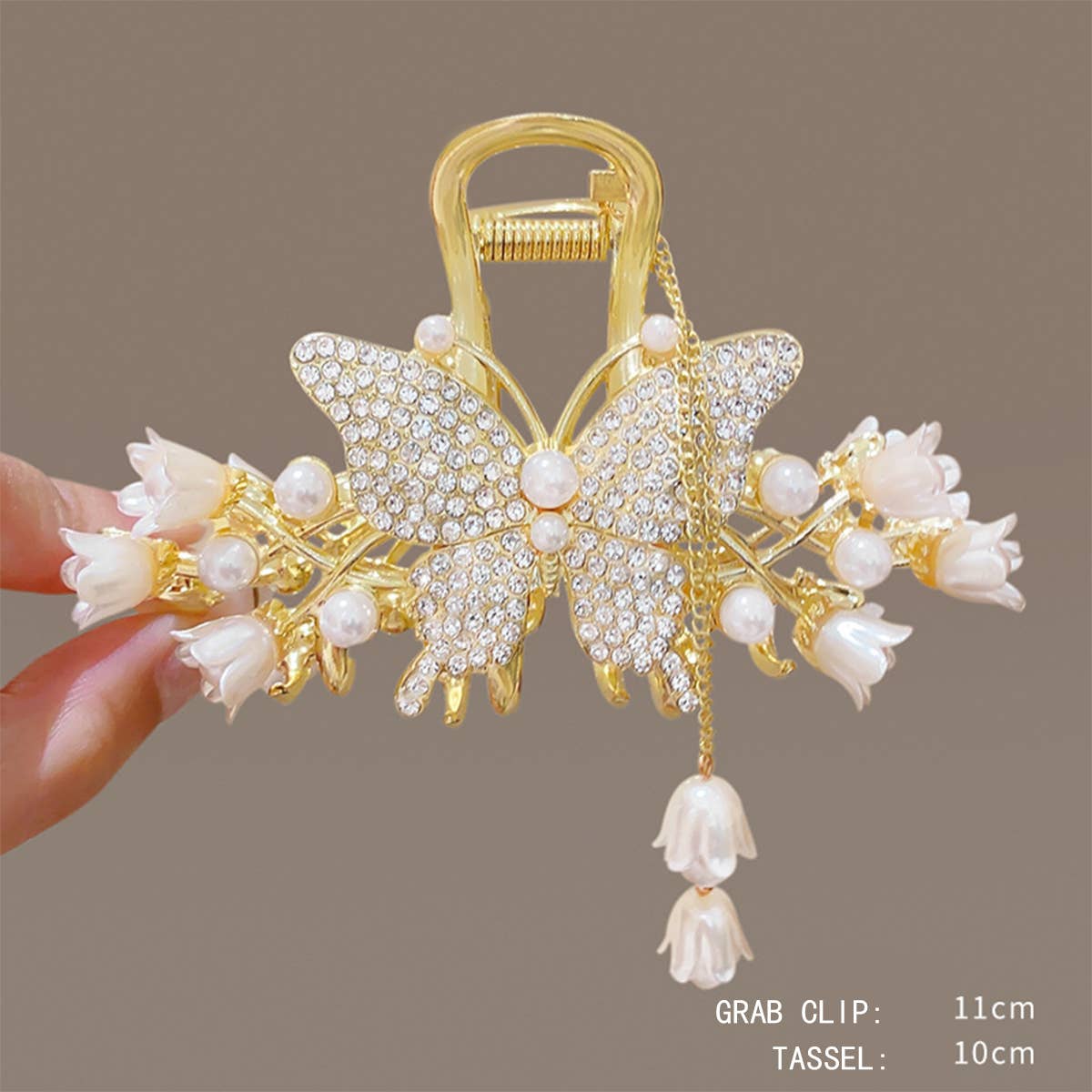 Cwmm9290_High-End Hair Clip Shark Hair Clip