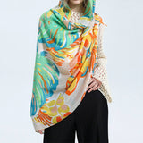SPRING SUMMER SCARF CASUAL SILK SHAWL FOR WOMEN_CWASC0682