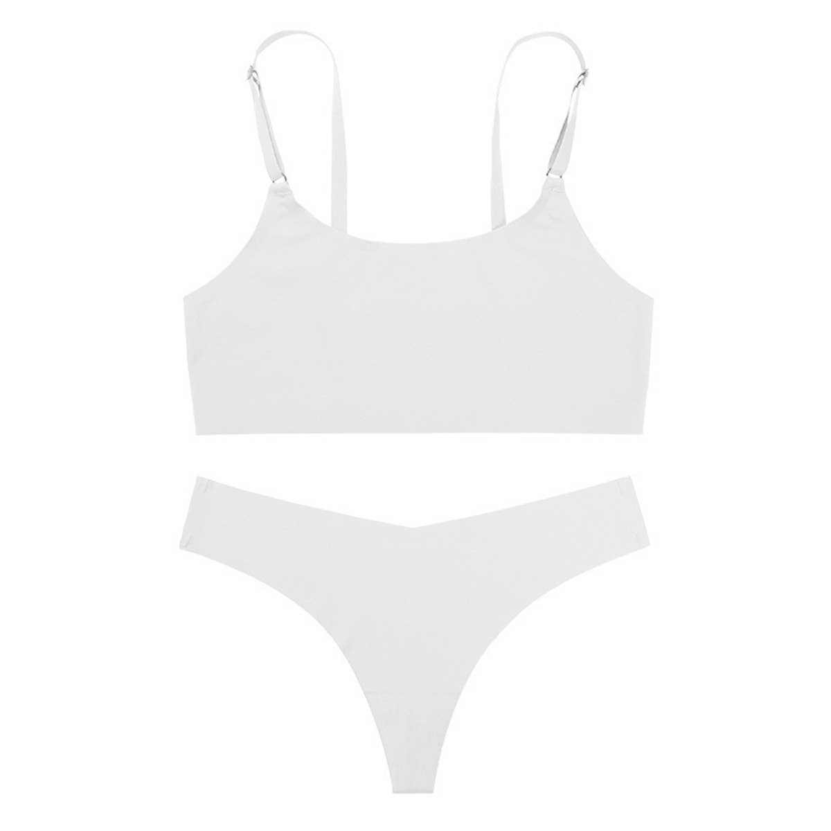 Women Plus Size T-Underwear Bra Set_Cwmu0052