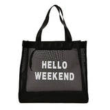 NEW LETTER MESH LARGE CAPACITY COSMETIC BAG_CWAB4455