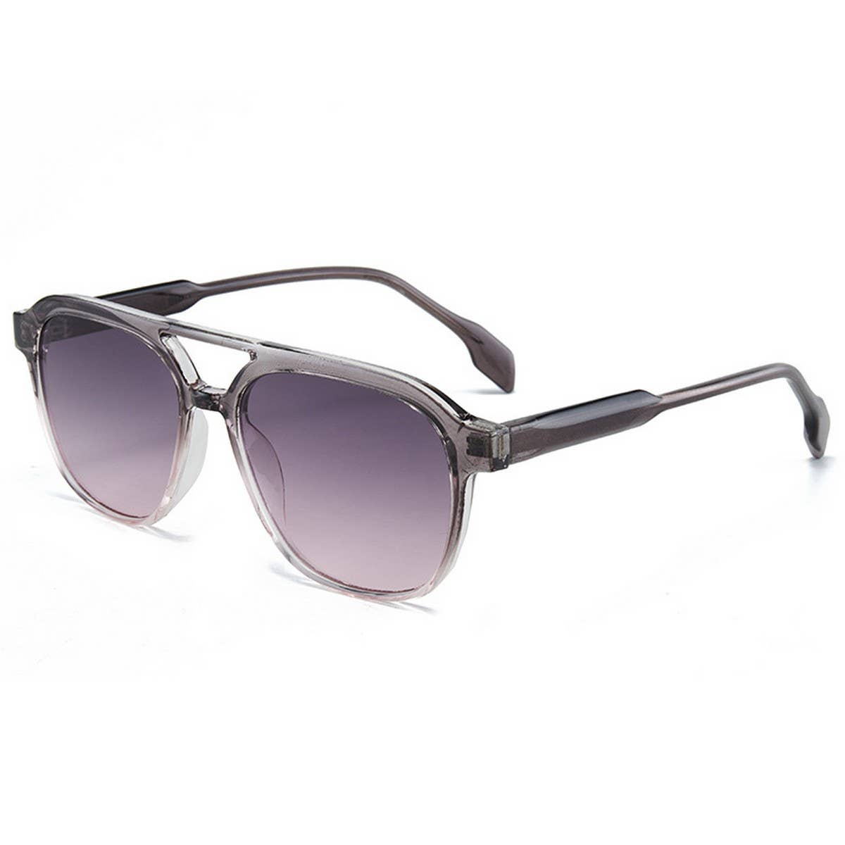 STYLISH DOUBLE BRIDGE CORE TEMPLE SUNGLASSES_CWASG1196