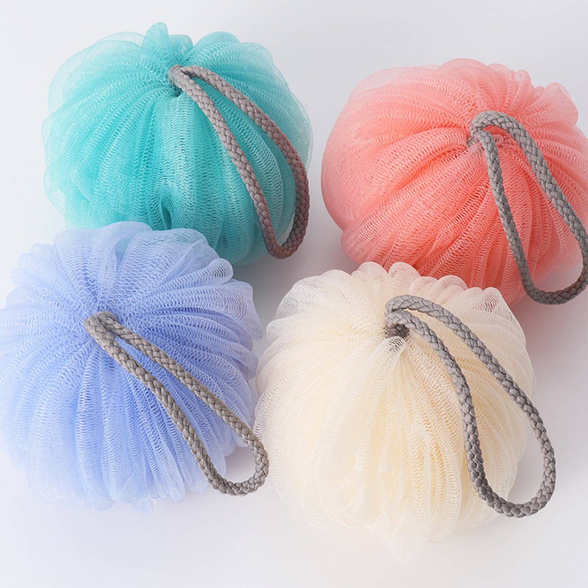 BATH POUF50G LARGE LANTERN BATH FLOWER BATH BALL_CWMM3389