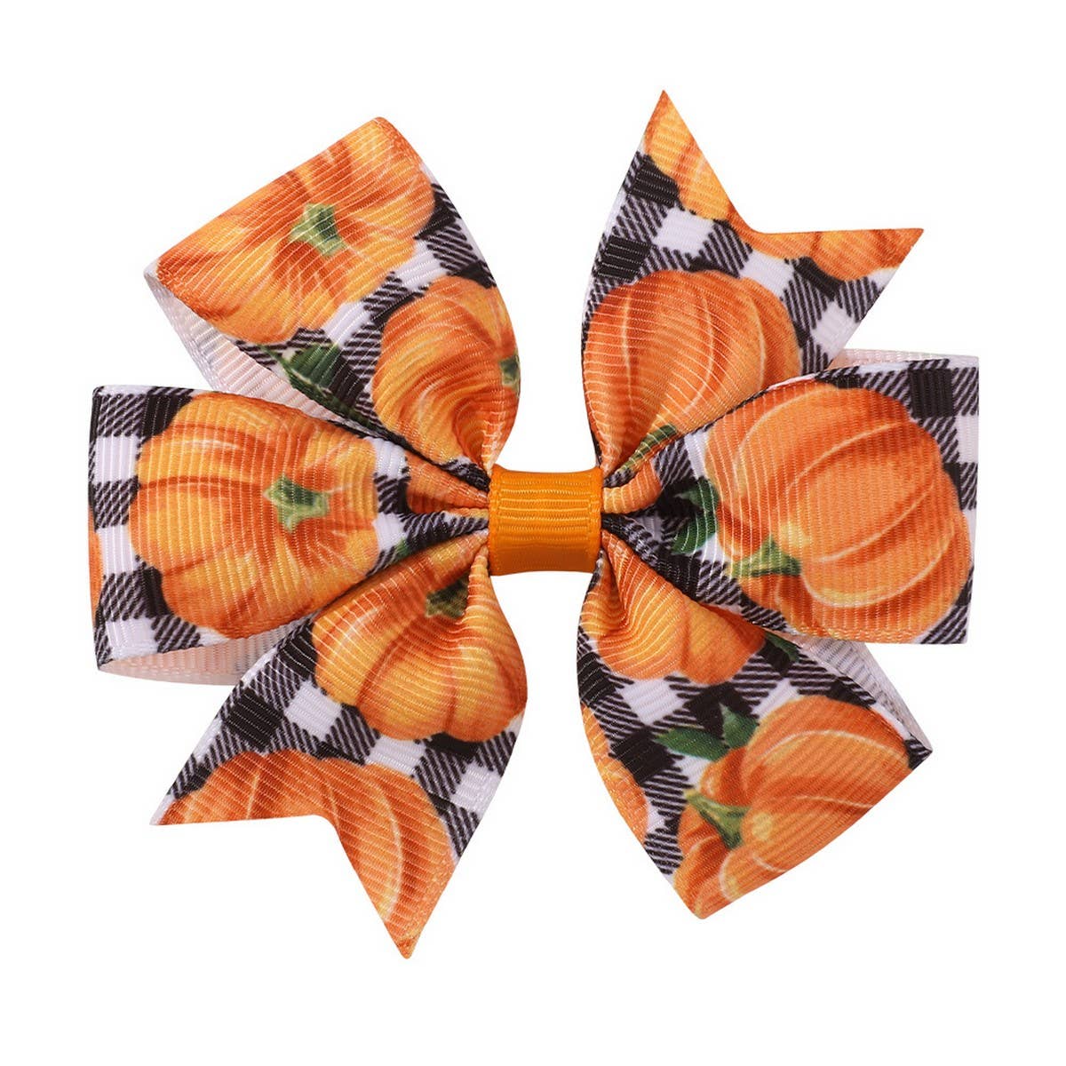 THANKSGIVING TURKEY PUMPKIN TAIL HAIR CLIP_CWAHA6681