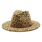 JAZZ HAT FASHION ALL MATCH WOOLEN HAT WIDE BRIM HAT_CWAH2607