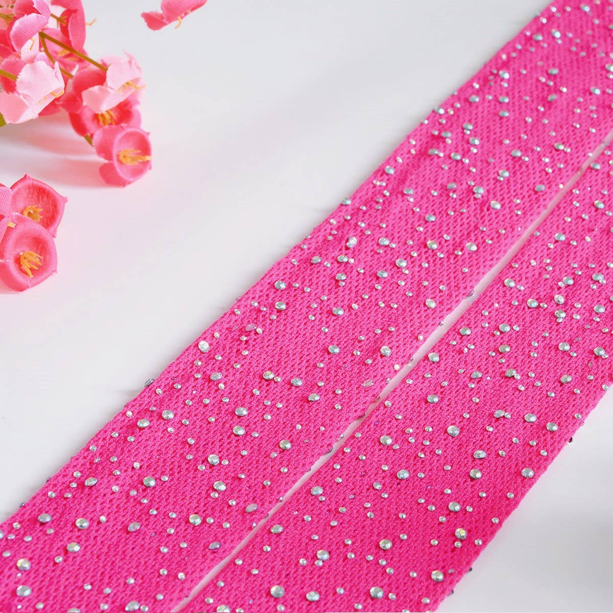 Women Sparkle Rhinestone Fishnets Stockings_Cwms0230