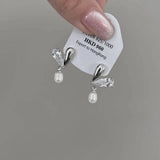 LOVE FRESHWATER PEARL STUD EARRINGS_CWAJE1297