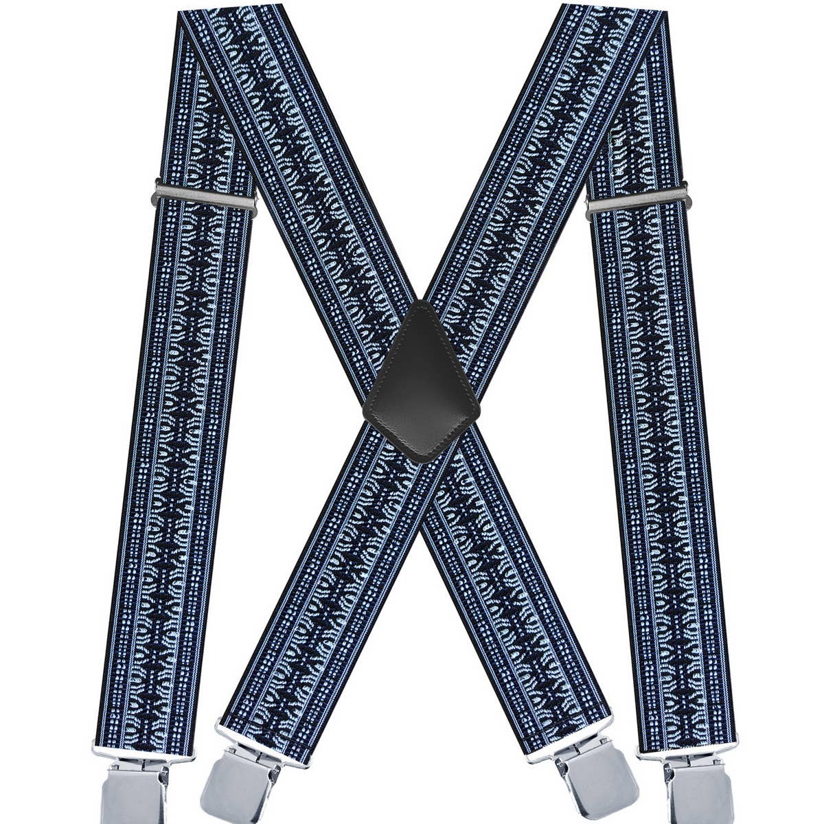 ADJUSTABLE 5CM ELASTIC X SHAPED SUSPENDER CLIP_CWMM1109