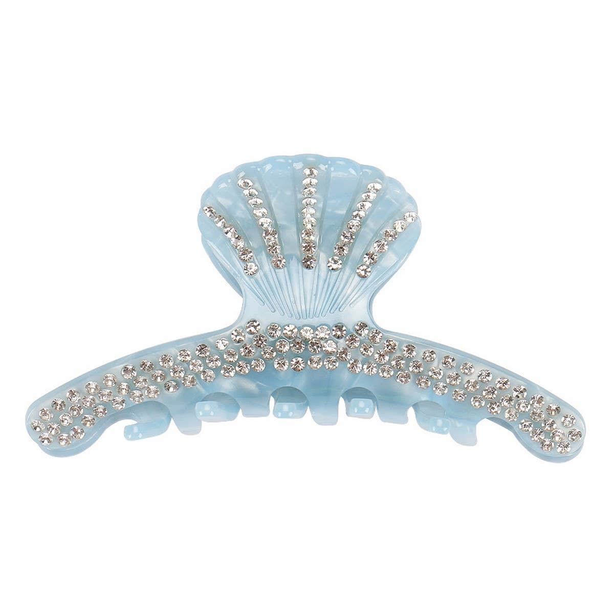 ACETATE SHELL DIAMOND GRAB CLIP SHARK CLIP_CWAHA4420