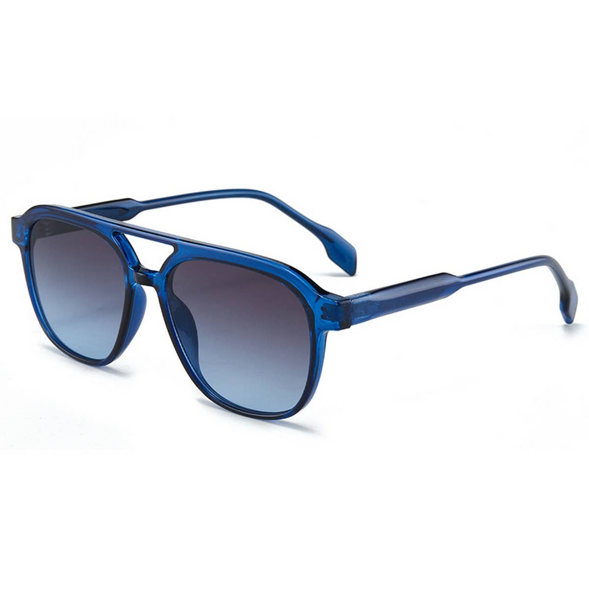 STYLISH DOUBLE BRIDGE CORE TEMPLE SUNGLASSES_CWASG1196