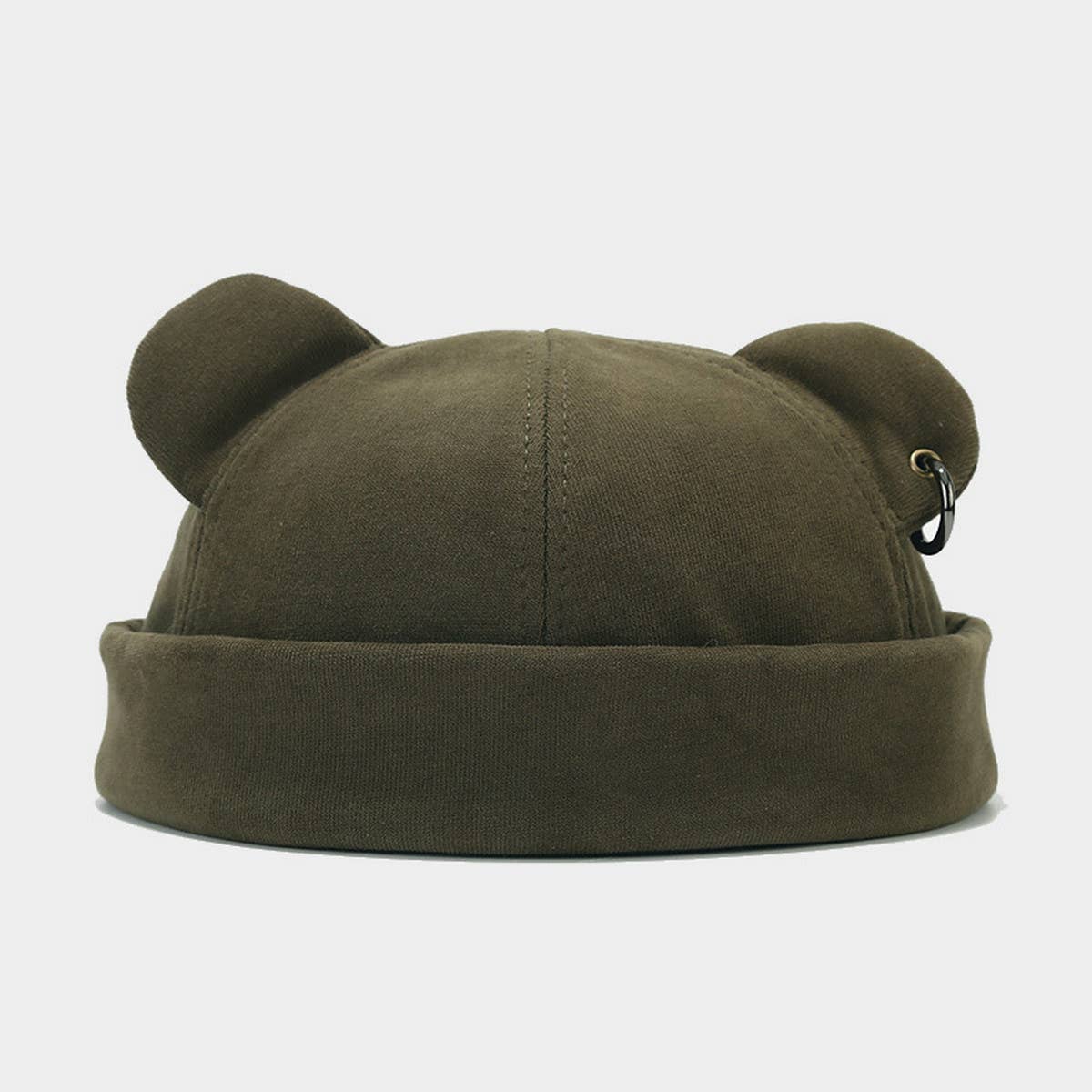 Cwah3170_Fashionable Iron Ring Hip-Hop Beanie Hat