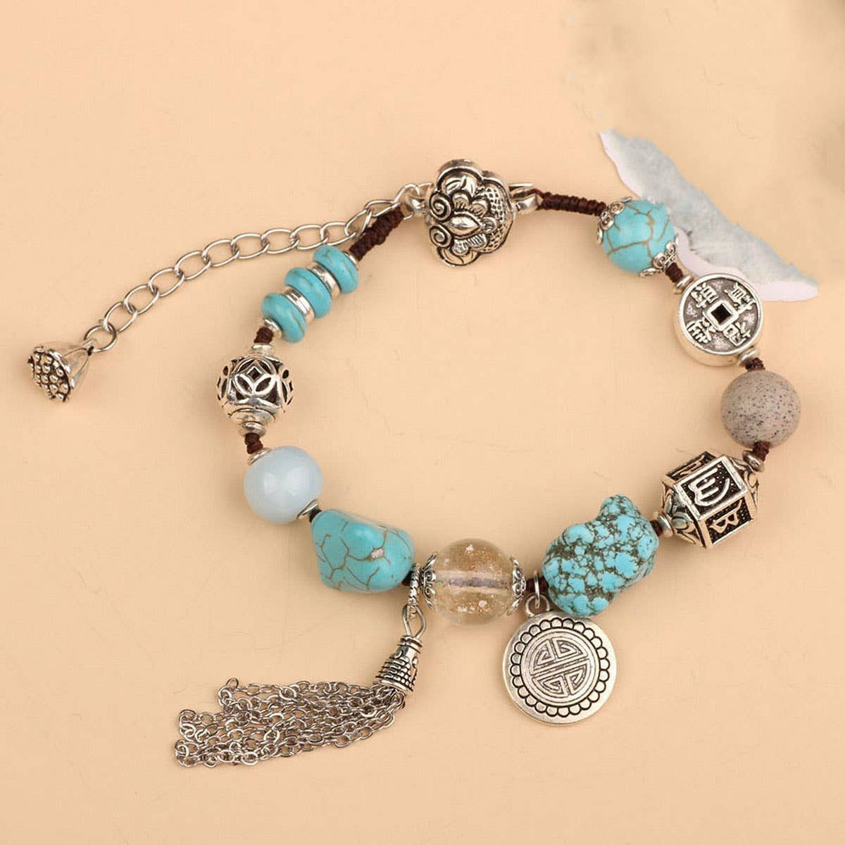 BOHEMIAN ETHNIC STYLE TASSEL RETRO BRACELET_CWAJE3964