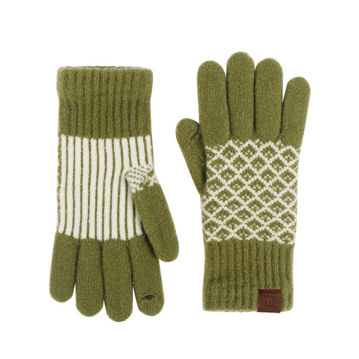 SELF HEATING KNIT GLOVES CUTE WARM DESIGN_CWAG0373
