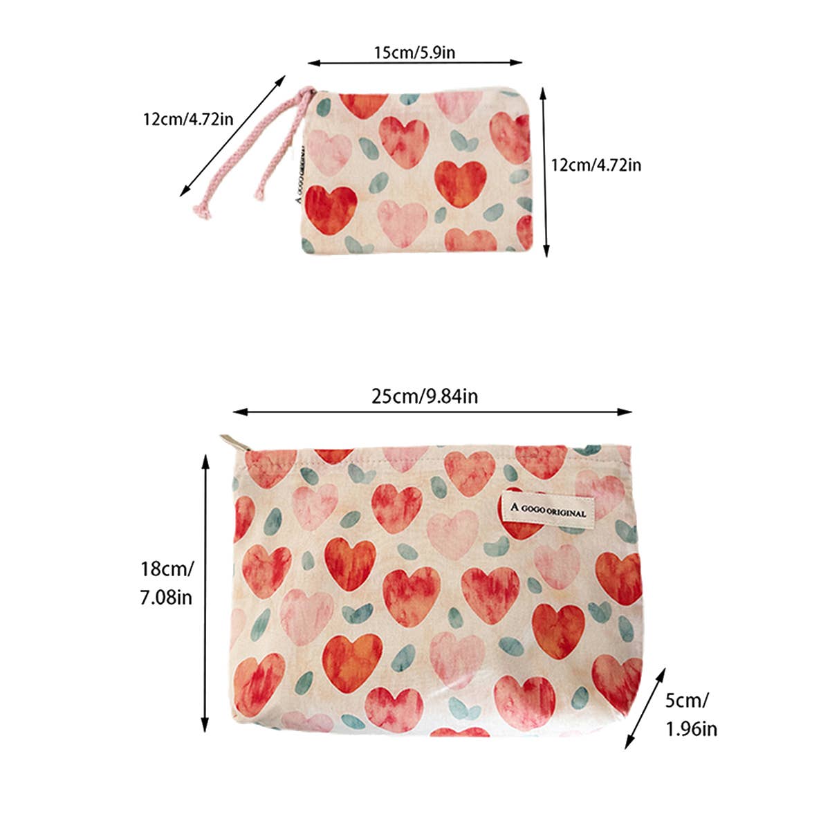 Cute Heart Makeup Storage Pouch Bag_Cwab06193
