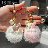 CUTE BUNNY CAR KEYCHAIN PENDANT ACCESSORIES_CWMM2595