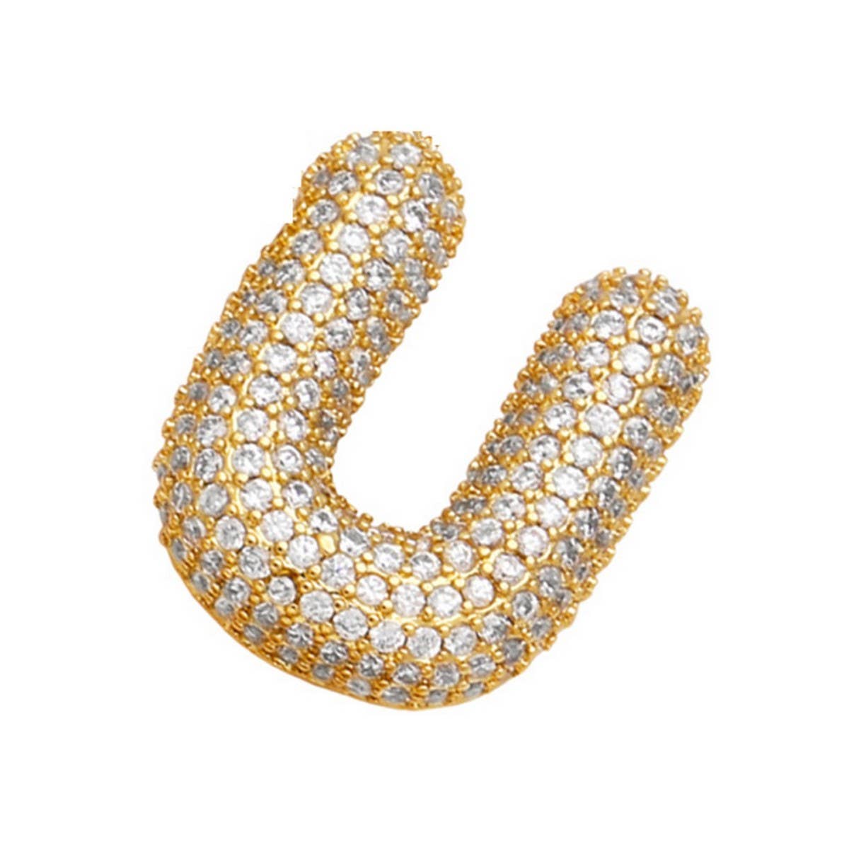 COPPER ZIRCONIA PENDANT NECKLACE HIP HOP_CWMM5862