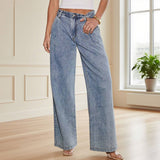 Straight-Leg Versatile American Skinny Jeans